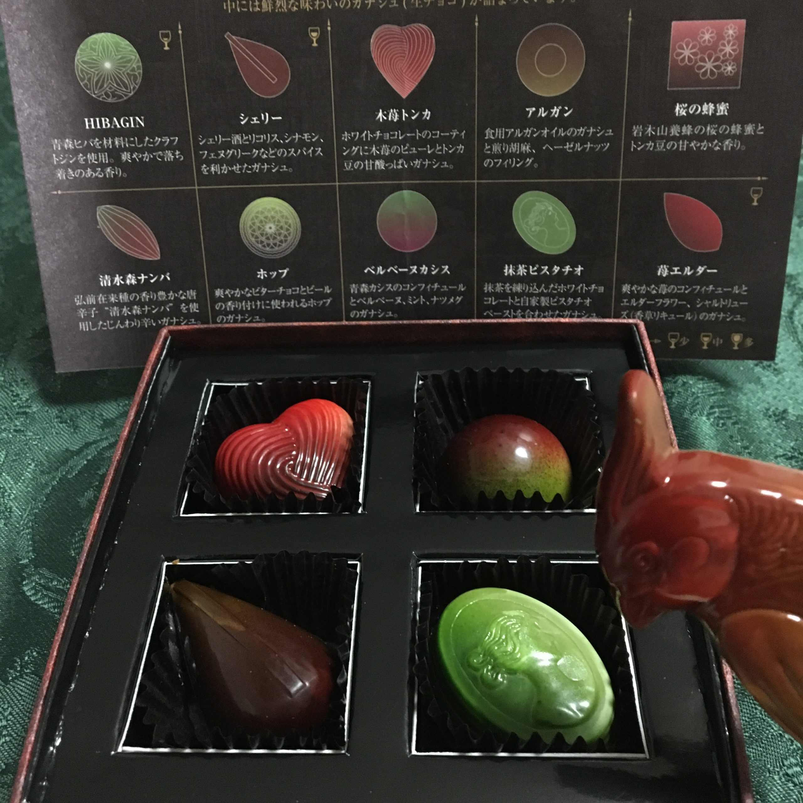 5月5日のお昼ごはん(円山応挙の幽霊画、BAR専用チョコレート工房と弘前 浪漫須貯古齢糖)