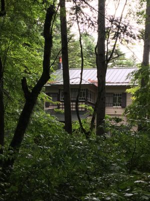 6月22日の朝ごはん(軽井沢 旧ロミッシー別荘、フランス人浮世絵師ポール・ジャクレー、ラタトゥイユ)