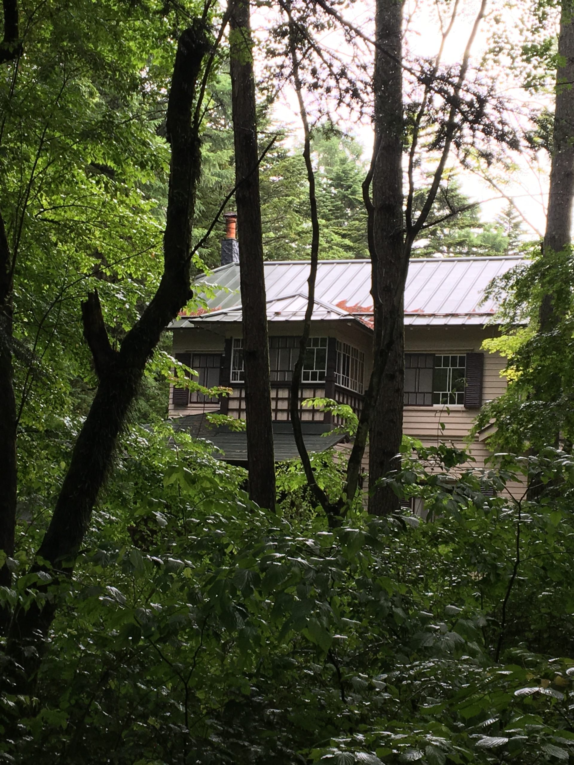 6月22日の朝ごはん(軽井沢 旧ロミッシー別荘、フランス人浮世絵師ポール・ジャクレー、ラタトゥイユ)