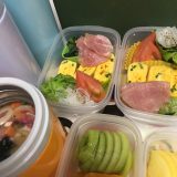 6月14日の朝ごはん(豚モモソテー、外出用ブランチ弁当)